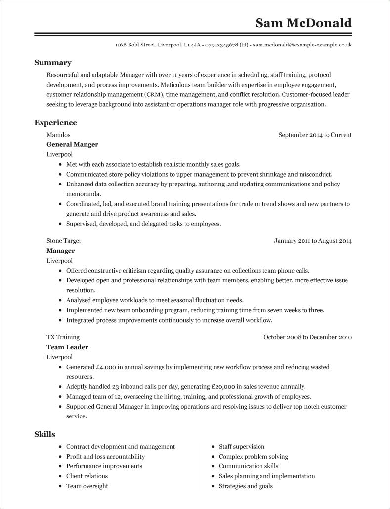 Accountant Cv Sample from www.livecareer.co.uk