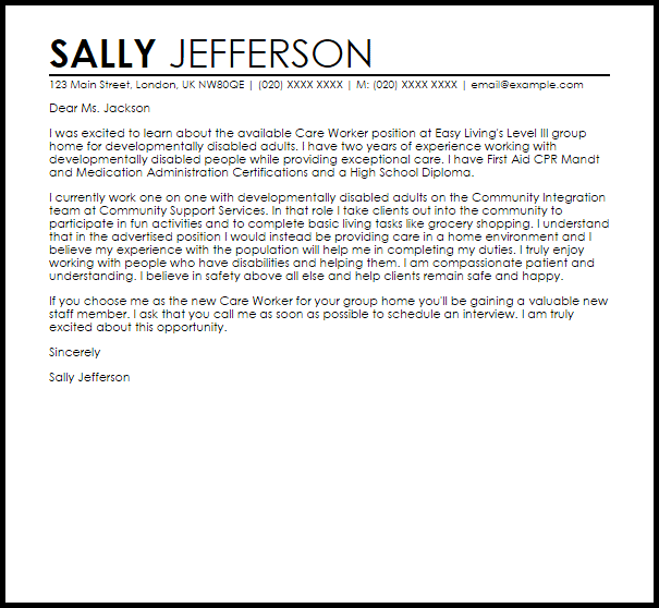 Cover letter examples for casino job application Cover letter examples for casino job application